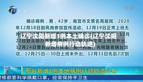 辽宁沈阳新增1例本土确诊(辽宁沈阳新增病例行动轨迹)-第3张图片
