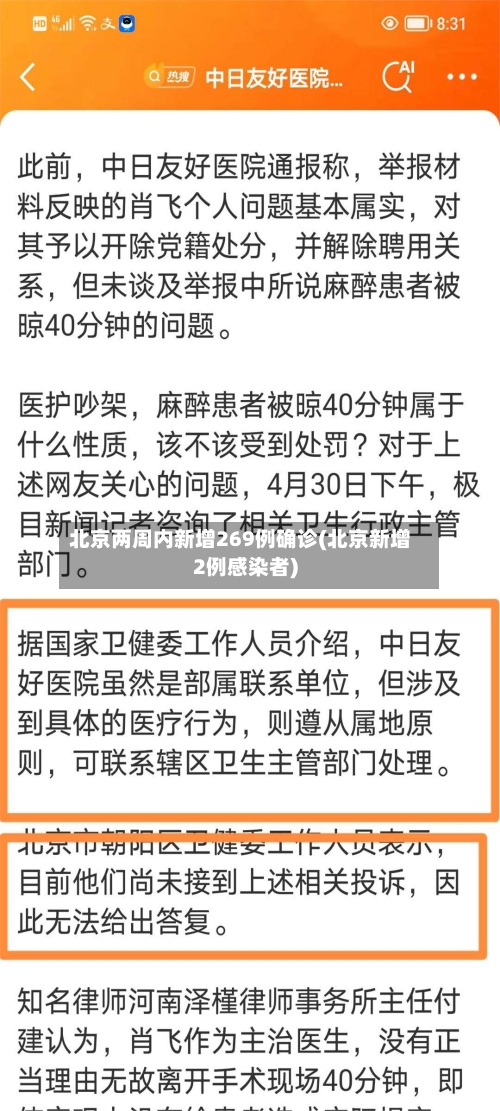 北京两周内新增269例确诊(北京新增2例感染者)-第3张图片