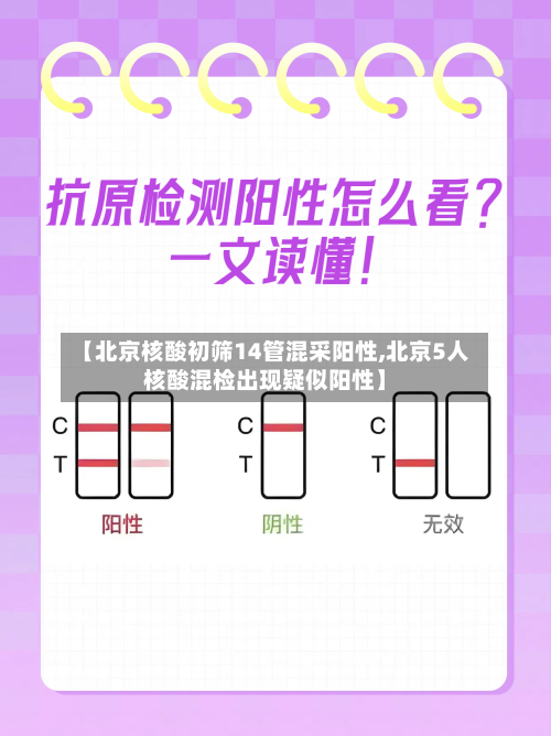 【北京核酸初筛14管混采阳性,北京5人核酸混检出现疑似阳性】-第2张图片