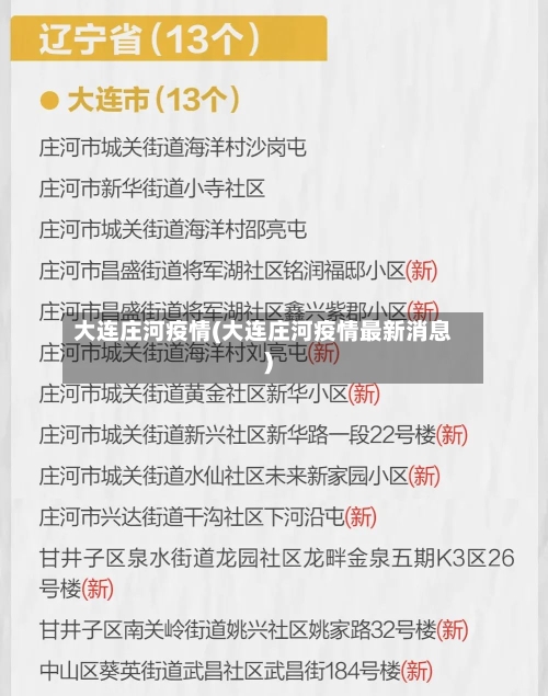 大连庄河疫情(大连庄河疫情最新消息)-第3张图片