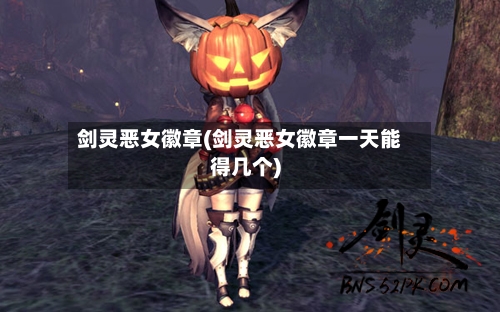 剑灵恶女徽章(剑灵恶女徽章一天能得几个)